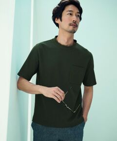 JOSEPH ABBOUD / ジョセフ アブード カットソー | 【衣服内温度調節機能/接触冷感/JAPANファブリック】コンフォーマーミラノリブ モックネック Tシャツ