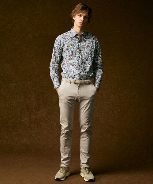 JOSEPH ABBOUD / ジョセフ アブード その他パンツ | 【イタリア素材/ウエストも伸びる】ハイパワーサテンストレッチパンツ | 詳細2