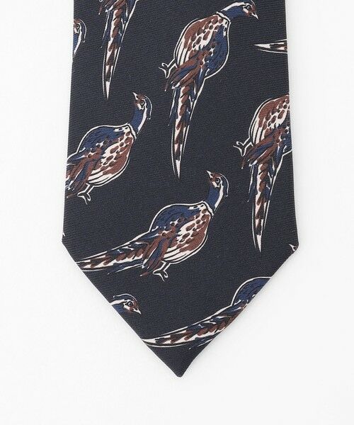 JOSEPH ABBOUD / ジョセフ アブード ネクタイ | 【イタリア製・Holliday&Brown】バードプリント ネクタイ | 詳細1