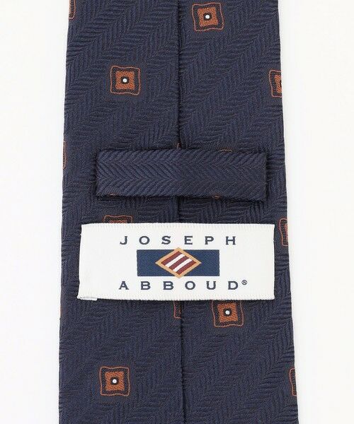 JOSEPH ABBOUD / ジョセフ アブード ネクタイ | 【イタリア素材・日本縫製】ヘリンボーンスクエアジャカード ネクタイ | 詳細4