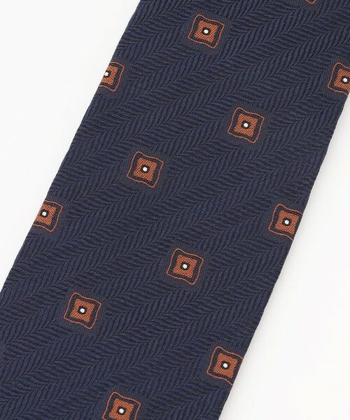 JOSEPH ABBOUD / ジョセフ アブード ネクタイ | 【イタリア素材・日本縫製】ヘリンボーンスクエアジャカード ネクタイ | 詳細5