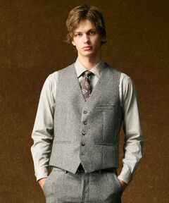 JOSEPH ABBOUD / ジョセフ アブード ネクタイ | 【イタリア素材・日本縫製】ランダムスクエアプリント ネクタイ