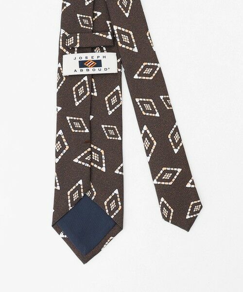 JOSEPH ABBOUD / ジョセフ アブード ネクタイ | 【イタリア素材・日本縫製】ランダムスクエアプリント ネクタイ | 詳細3