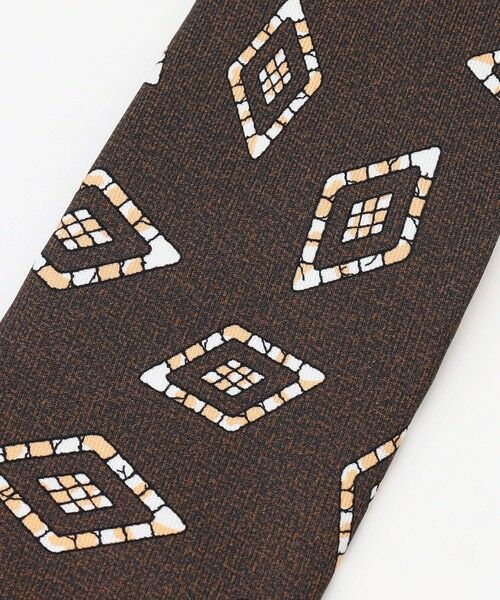 JOSEPH ABBOUD / ジョセフ アブード ネクタイ | 【イタリア素材・日本縫製】ランダムスクエアプリント ネクタイ | 詳細6