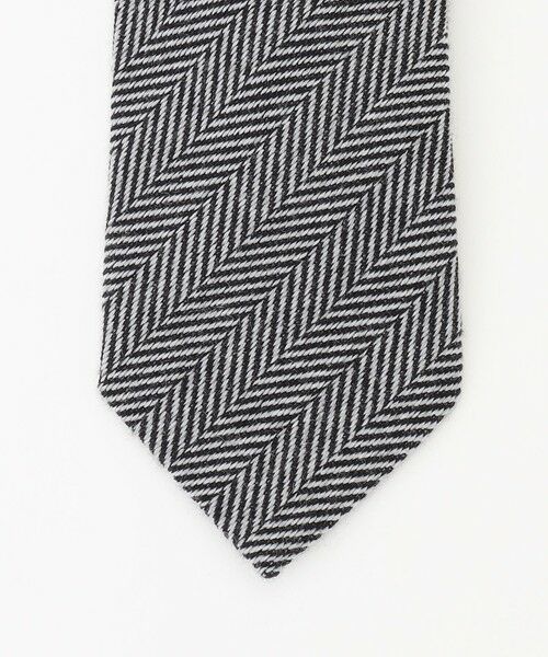 JOSEPH ABBOUD / ジョセフ アブード ネクタイ | 【イタリア素材・日本製】ヘリンボーンレジメンタルジャカード ネクタイ | 詳細1