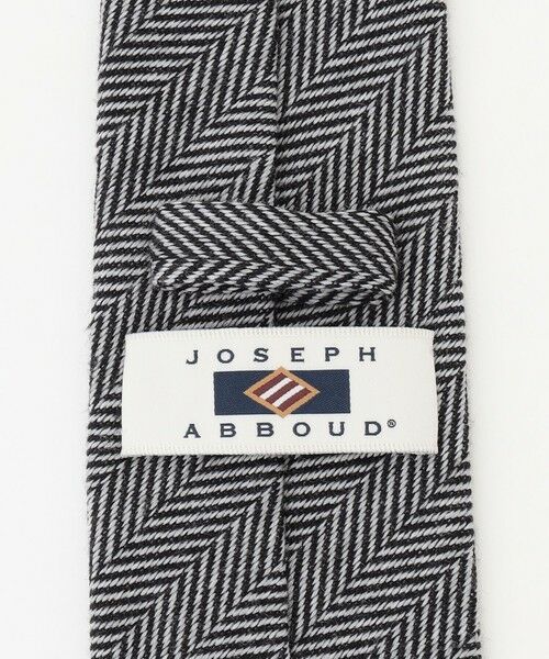 JOSEPH ABBOUD / ジョセフ アブード ネクタイ | 【イタリア素材・日本製】ヘリンボーンレジメンタルジャカード ネクタイ | 詳細4