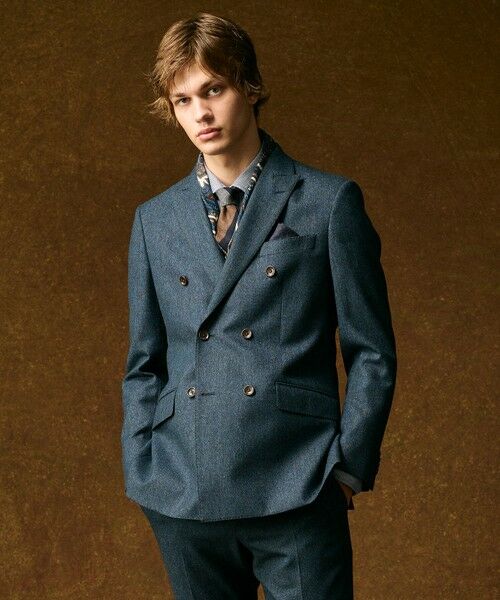 JOSEPH ABBOUD / ジョセフ アブード ネクタイ | 【イタリア素材・日本製】ワイドレジメンタル ネクタイ | 詳細2