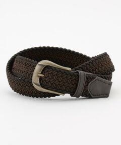 JOSEPH ABBOUD / ジョセフ アブード ベルト・サスペンダー | 【イタリア素材・ストレッチ・日本製】メランジヘリンボーン ベルト