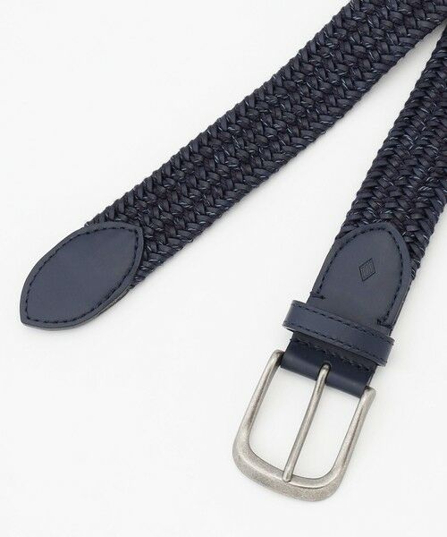 JOSEPH ABBOUD / ジョセフ アブード ベルト・サスペンダー | 【キングサイズ・イタリア素材・ストレッチ・日本製】レザーメランジストレッチベルト | 詳細1