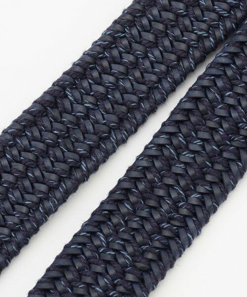 JOSEPH ABBOUD / ジョセフ アブード ベルト・サスペンダー | 【キングサイズ・イタリア素材・ストレッチ・日本製】レザーメランジストレッチベルト | 詳細3