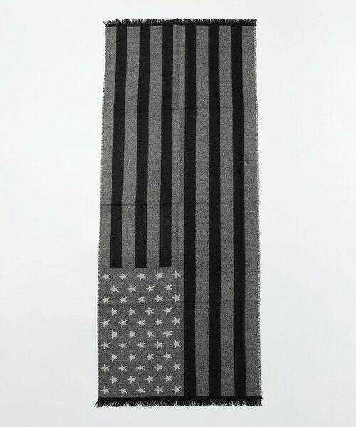 JOSEPH ABBOUD / ジョセフ アブード マフラー・ショール・スヌード・ストール | 【ブランド30周年記念・フランス製】アメリカンフラッグパターンストール | 詳細2
