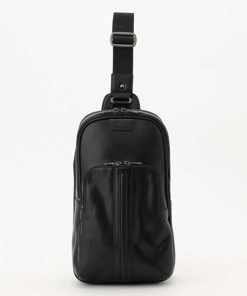 JOSEPH ABBOUD / ジョセフ アブード メッセンジャーバッグ・ウエストポーチ | 【軽量/コンパクト/牛革】オイルドレザーボディー バッグ | 詳細1