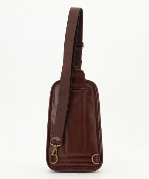 JOSEPH ABBOUD / ジョセフ アブード メッセンジャーバッグ・ウエストポーチ | 【軽量/コンパクト/牛革】オイルドレザーボディー バッグ | 詳細5