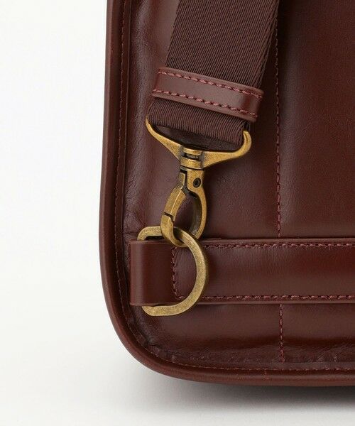 JOSEPH ABBOUD / ジョセフ アブード メッセンジャーバッグ・ウエストポーチ | 【軽量/コンパクト/牛革】オイルドレザーボディー バッグ | 詳細7