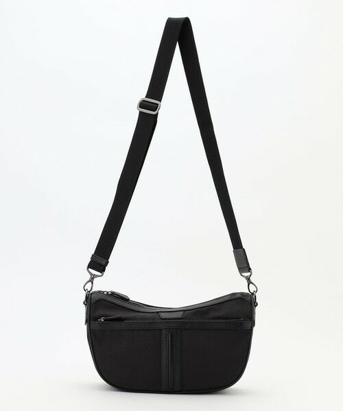 JOSEPH ABBOUD / ジョセフ アブード ショルダーバッグ | 【軽量/撥水素材】インターレースハーフムーンバッグ | 詳細2