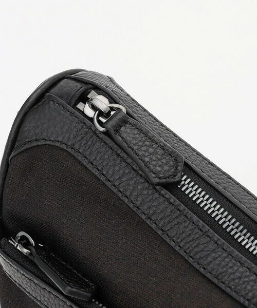 JOSEPH ABBOUD / ジョセフ アブード ショルダーバッグ | 【軽量/撥水素材】インターレースハーフムーンバッグ | 詳細7