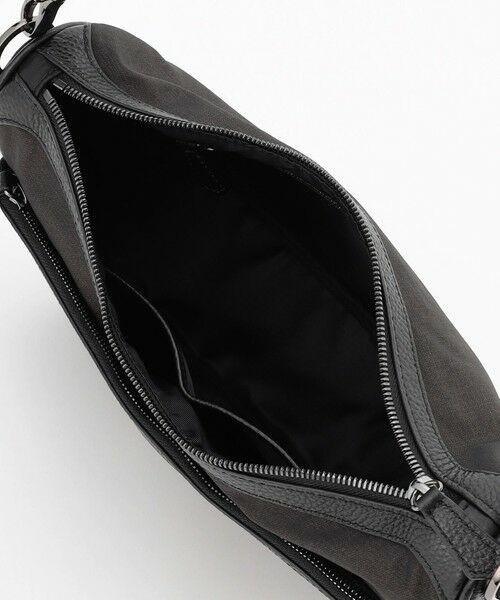 JOSEPH ABBOUD / ジョセフ アブード ショルダーバッグ | 【軽量/撥水素材】インターレースハーフムーンバッグ | 詳細9