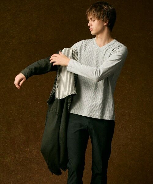 JOSEPH ABBOUD / ジョセフ アブード シャツ・ブラウス | 【キングサイズ・2WAY・25AW】リバーシブルシャツ | 詳細19