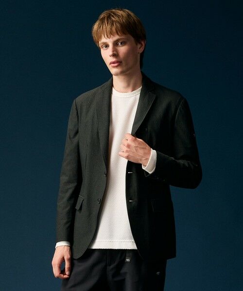 JOSEPH ABBOUD / ジョセフ アブード テーラードジャケット | 【フードが外せる】メランジハイパワー2wayストレッチ ジャケット | 詳細22