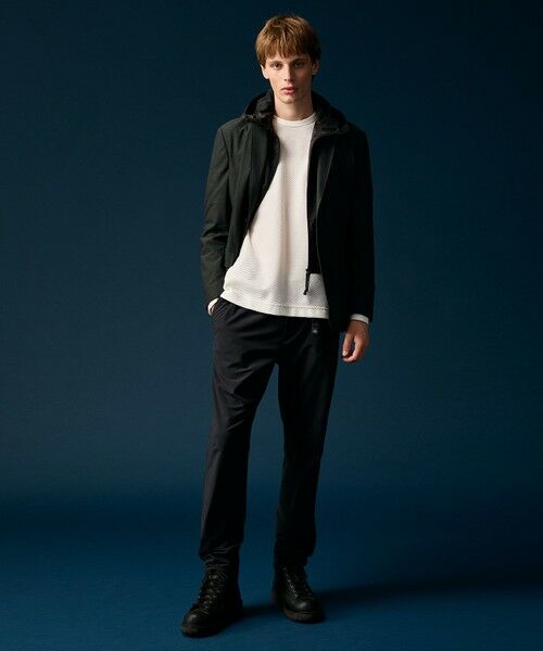 JOSEPH ABBOUD / ジョセフ アブード テーラードジャケット | 【フードが外せる】メランジハイパワー2wayストレッチ ジャケット | 詳細23