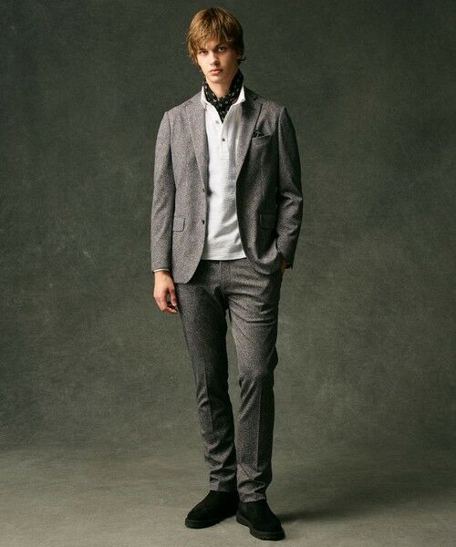 JOSEPH ABBOUD / ジョセフ アブード テーラードジャケット | 【キングサイズ・ストレッチ】エアロムリネ コンフォートジャージジャケット | 詳細1