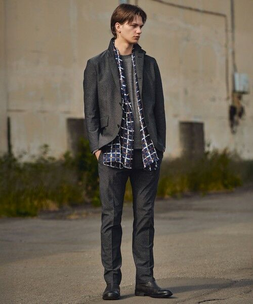 JOSEPH ABBOUD / ジョセフ アブード テーラードジャケット | 【キングサイズ・ストレッチ】エアロムリネ コンフォートジャージジャケット | 詳細22