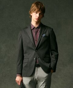 美品 JOSEPH ABBOUD ラムレザー テーラードジャケット ブラック JOSEPH ABBOUD / ジョセフ アブード （メンズ） テーラード