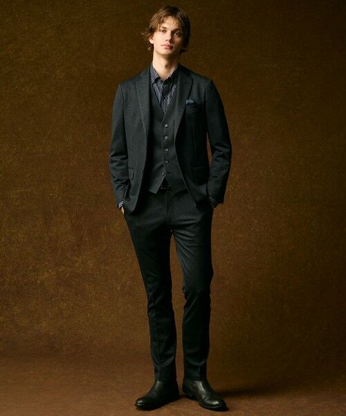 JOSEPH ABBOUD / ジョセフ アブード テーラードジャケット | 【ストレッチ】エアロムリネ コンフォートジャージジャケット | 詳細20