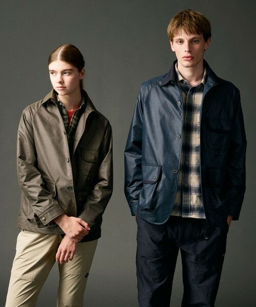 JOSEPH ABBOUD / ジョセフ アブード ブルゾン | 【ストレッチ】ヴィンテージワックスストレッチアウトドア ブルゾン | 詳細1