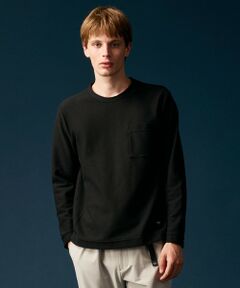 JOSEPH ABBOUD / ジョセフ アブード カットソー | 【MADE IN JAPAN】ダイヤモンドワッフル 長袖 アウトドア Tシャツ