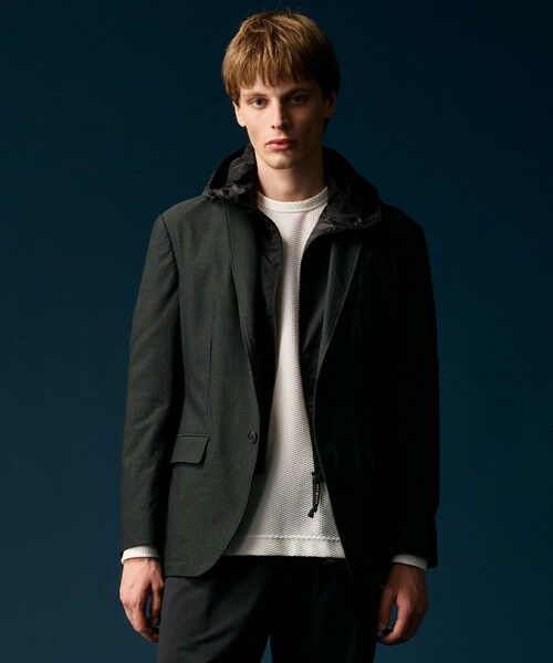 JOSEPH ABBOUD / ジョセフ アブード カットソー | 【MADE IN JAPAN】ダイヤモンドワッフル 長袖 アウトドア Tシャツ | 詳細3