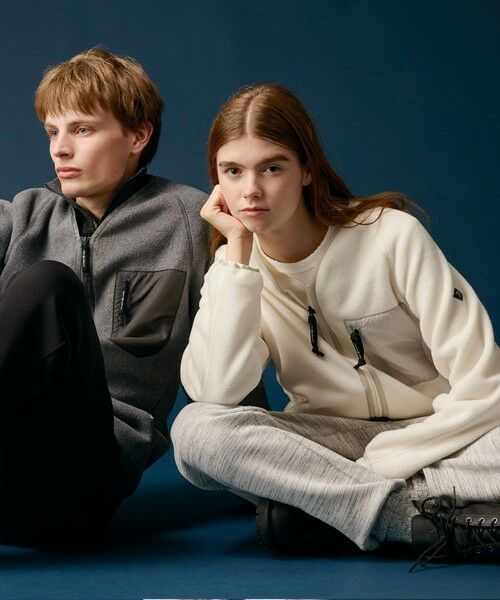 JOSEPH ABBOUD / ジョセフ アブード カットソー | 【MADE IN JAPAN】ダイヤモンドワッフル 長袖 アウトドア Tシャツ | 詳細7