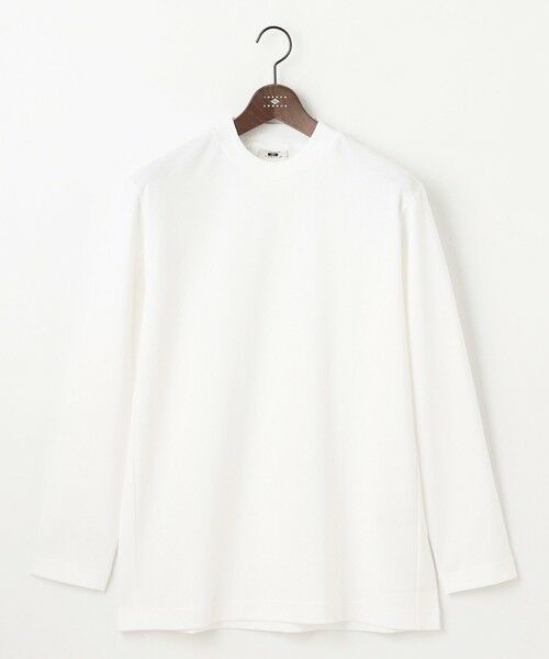 JOSEPH ABBOUD / ジョセフ アブード カットソー | 【キングサイズ・エコ素材和紙使用/日本素材/日本縫製/軽量/通気性/速乾性】和紙フライス×ハニカムＴシャツ（ホワイト系）