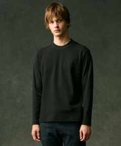 JOSEPH ABBOUD / ジョセフ アブード カットソー | 【エコ素材和紙使用/日本素材/日本縫製/軽量/通気性/速乾性】和紙フライス×ハニカムＴシャツ