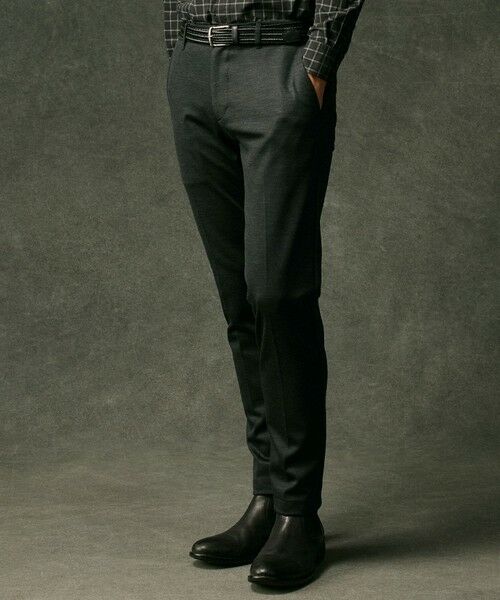 JOSEPH ABBOUD / ジョセフ アブード スラックス・ドレスパンツ | 【尾州産素材/ウールジャージー】T/Wモクロディ パンツ | 詳細3