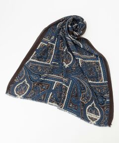 JOSEPH ABBOUD / ジョセフ アブード マフラー・ショール・スヌード・ストール | 【イタリア老舗Holliday&Brown社製】ペイズリープリント ストール