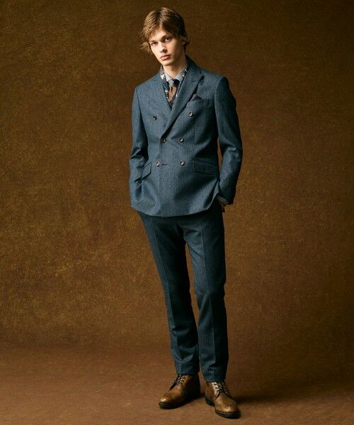 JOSEPH ABBOUD / ジョセフ アブード マフラー・ショール・スヌード・ストール | 【イタリア老舗Holliday&Brown社製】ペイズリープリント ストール | 詳細4