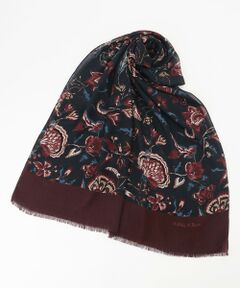 JOSEPH ABBOUD / ジョセフ アブード マフラー・ショール・スヌード・ストール | 【イタリアHolliday&Brown社製】フラワーパターン ストール