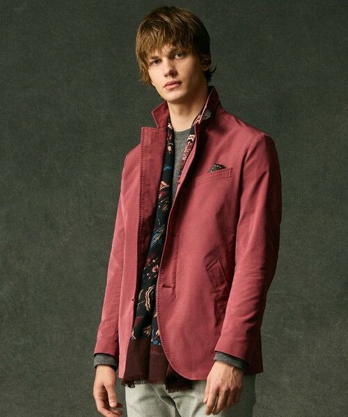 JOSEPH ABBOUD / ジョセフ アブード マフラー・ショール・スヌード・ストール | 【イタリアHolliday&Brown社製】フラワーパターン ストール | 詳細1