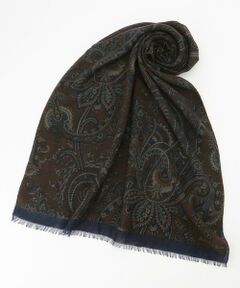 JOSEPH ABBOUD / ジョセフ アブード マフラー・ショール・スヌード・ストール | 【イタリアHolliday&Brown社製】ペイズリープリント ストール