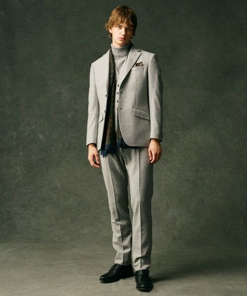 JOSEPH ABBOUD / ジョセフ アブード マフラー・ショール・スヌード・ストール | 【イタリアHolliday&Brown社製】ペイズリープリント ストール | 詳細2