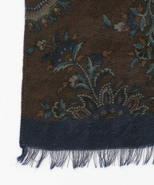 JOSEPH ABBOUD / ジョセフ アブード マフラー・ショール・スヌード・ストール | 【イタリアHolliday&Brown社製】ペイズリープリント ストール | 詳細4