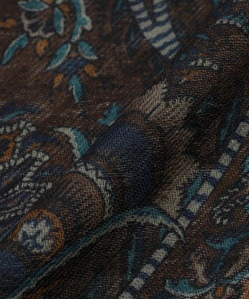 JOSEPH ABBOUD / ジョセフ アブード マフラー・ショール・スヌード・ストール | 【イタリアHolliday&Brown社製】ペイズリープリント ストール | 詳細9