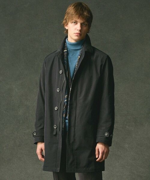 JOSEPH ABBOUD / ジョセフ アブード ステンカラーコート | 【キングサイズ・ストレッチ/パウダータッチ/JAPANファブリック】アーティローザストレッチ コート | 詳細3