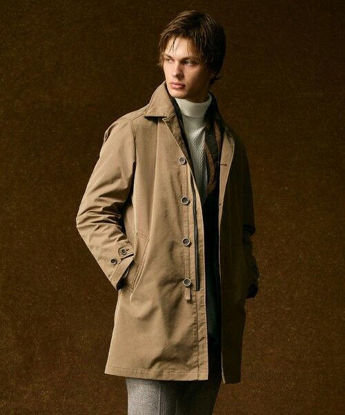 JOSEPH ABBOUD / ジョセフ アブード ステンカラーコート | 【キングサイズ・ストレッチ/パウダータッチ/JAPANファブリック】アーティローザストレッチ コート | 詳細22