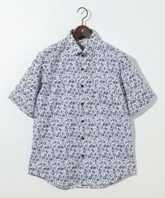 JOSEPH ABBOUD / ジョセフ アブード シャツ・ブラウス | 【キングサイズ・サスティナブル】コットンリヨセルリネンフラワープリント シャツ