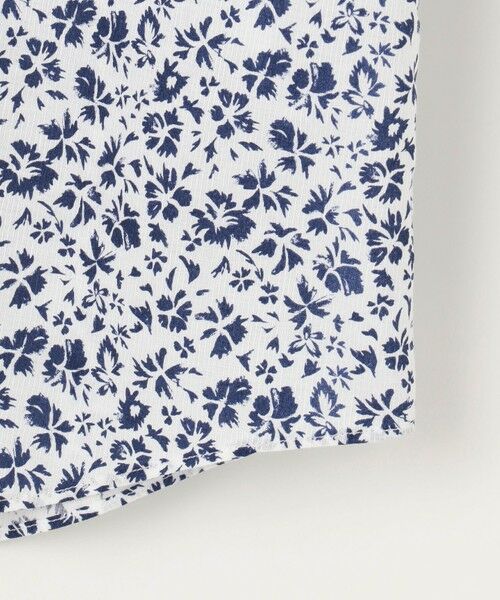 JOSEPH ABBOUD / ジョセフ アブード シャツ・ブラウス | 【キングサイズ・サスティナブル】コットンリヨセルリネンフラワープリント シャツ | 詳細10