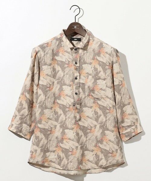 JOSEPH ABBOUD / ジョセフ アブード シャツ・ブラウス | ボタニカルプリント7分袖シャツ | 詳細3