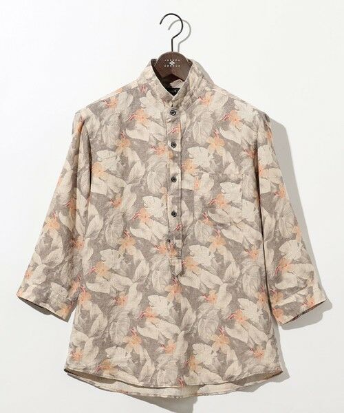 JOSEPH ABBOUD / ジョセフ アブード シャツ・ブラウス | ボタニカルプリント7分袖シャツ | 詳細12