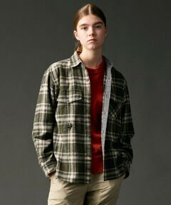 JOSEPH ABBOUD / ジョセフ アブード シャツ・ブラウス | 【大人の山シャツ】メランジチェックシャツ